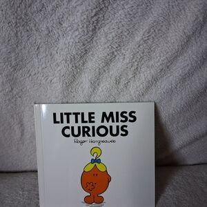 Little Miss Curious Book - Orange and Blue